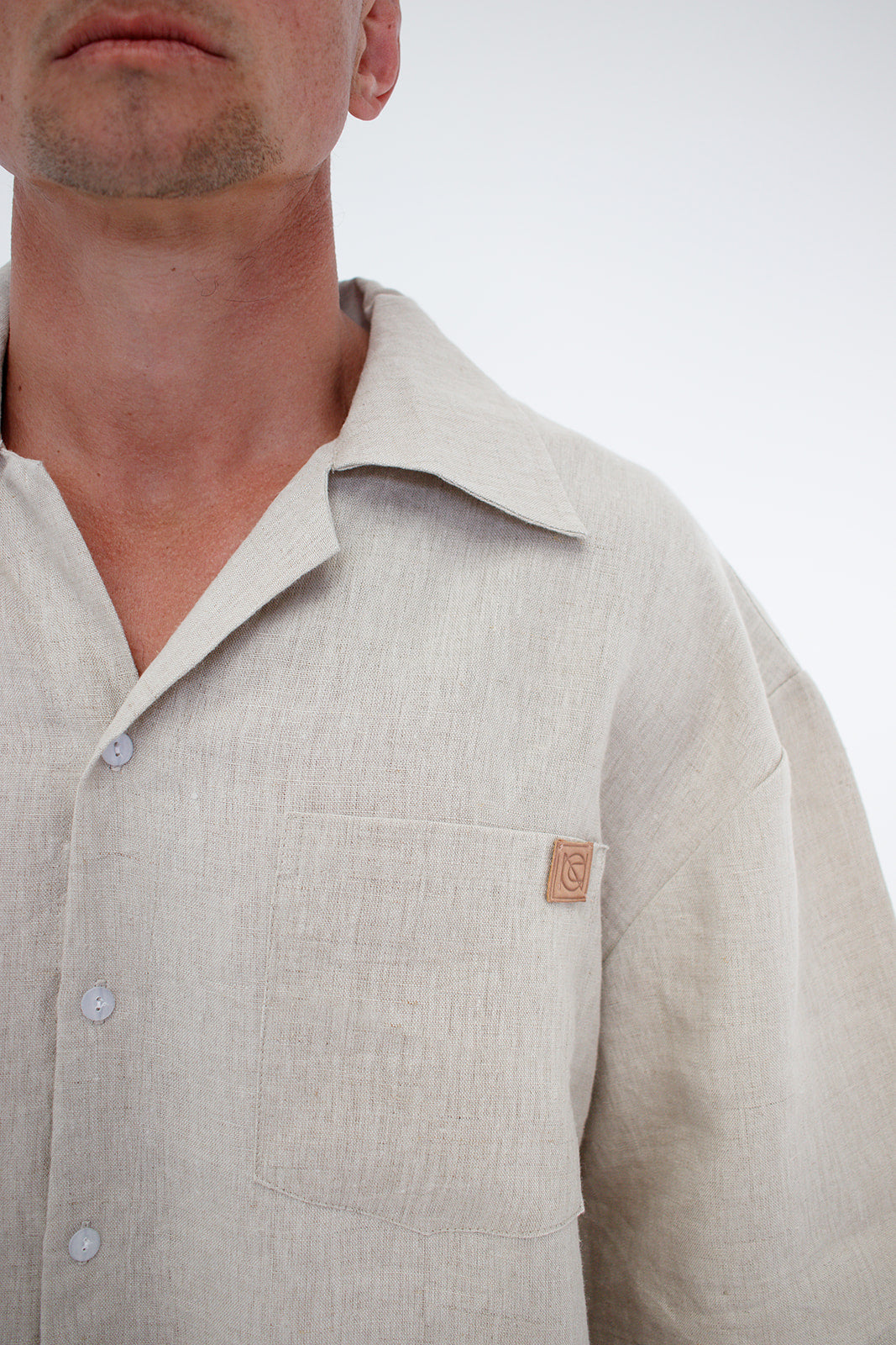 WEEKENDER LINEN SHIRT - NATURAL